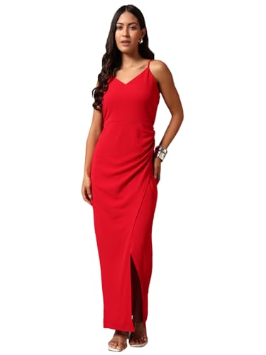 Image of Trend Arrest.ed Women's Bodycon Midi Dress | Casual & Night Out Fit | Slim Fit Stretch Fabric