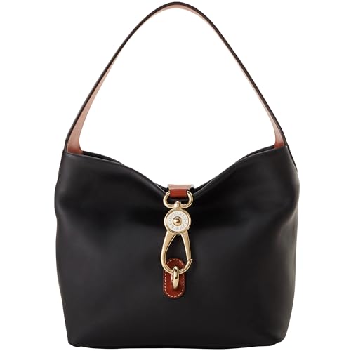Dooney & Bourke Handbag, Penrose Small Logo Lock Sac Shoulder Bag - Black