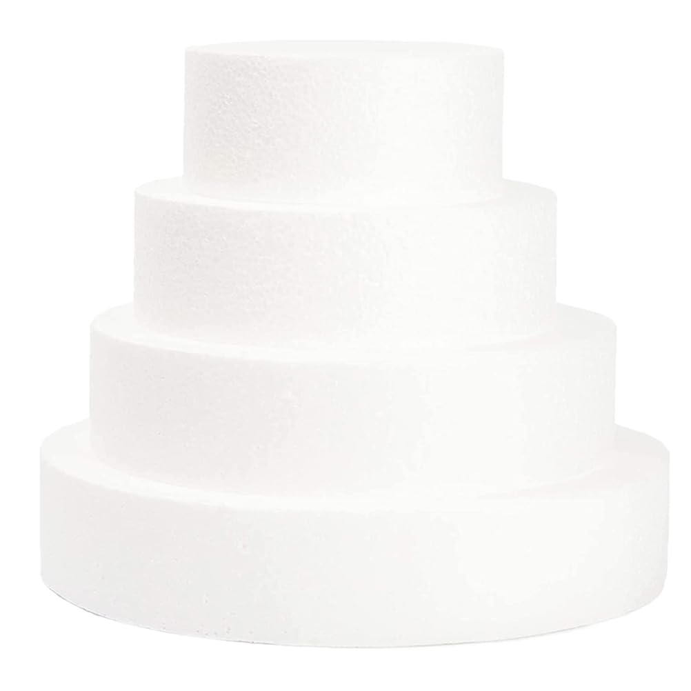 Faux gâteaux polystyrène Didiseaon support dummy rond décoration mariage