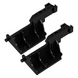 TEHAUX 2 Stück Türfeststeller Verschlussklammer aus Robustem Kunststoff für Mikrowellen Ersatzteil zur Reparatur Kompatibel mit P70f23p Mikrowellentür Verriegelung Zubehör