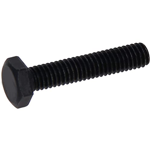Image of Aicosineg M4 x 20mm Carbon Steel Grade 8.8 External Hex Head Screw Bolts Metric Thread Hexagon Bolts Fastener, 23 x 7 x 7mm (Lx W x H) for Hardware Furniture Machinery Black 50pcs