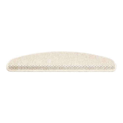etm Original Stufenmatten Treppen-Teppich 15er Spar Set 20 Farben und 20 Modelle zur Auswahl beige 65x23,5 cm Kalkuta