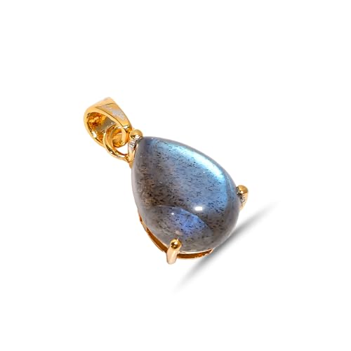 Pendentif labradorite fait main en argent, un bijou boho plein d'âme