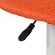 FurnitureR Kompakter Klassenstuhl, ergonomischer Sitz für Schule, Rückenlehne aus atmungsaktivem Netzgewebe, höhenverstellbar, Zeichenzimmerstuhl für Kinder, leicht zu bewegen 360°, Zitrus