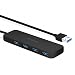 Produktbild FANTEC UMP-4U USB 3.0 Hub, 4X USB 3.0 Ports, 40 cm Kabel schwarz