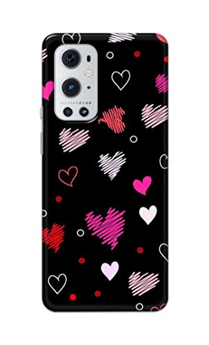 Image of PRINTFIDAA Vibrations of Love Hard Back Cover for OnePlus 9 Pro Back Cover -(P6) KAT1009