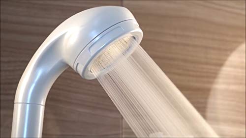 amane 天音 / あまね シャワーヘッド 02-S PW(パールホワイト アダプター 3種付 低水圧にも有効 ミスト 感覚 オムコ東日本 パールホワイト