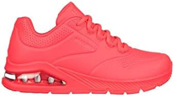 Skechers Womens Uno 2 Great Kolor 155634 Neon Pink Coral | Image 2