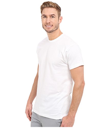 image for adidas Men's Athletic Comfort Crew-Neck Undershirt (3-Pack), White, La