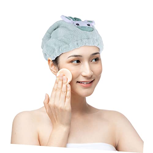 Balacoo 3 Pecas Touca De Cabelo Seco Envoltório De Toalha De Cabelo Tampa Seca Rápida Toalha De Seca