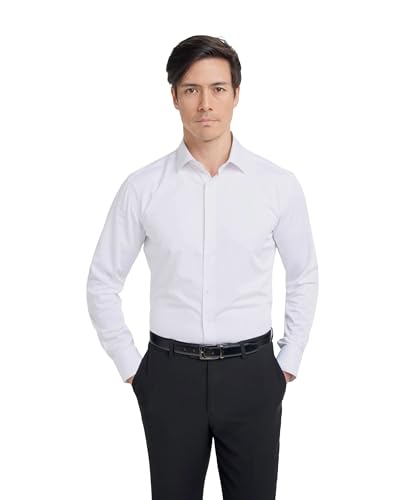 Chemise habillée homme coton manches longues SIRRI col classique coupe ajustée