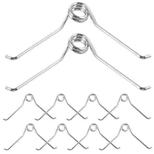 Homoyoyo Muelles de Acero Inoxidable Forma de V para Tijeras de Podar 10 Piezas de Repuesto Reutilizables para Tijeras de Jardinería y Recorte Accesorios para Uso Jardín