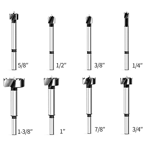 Baidets BD210034 Forstner Bit Set 8Pcs - Forstner Bit Wood Drilling thumb #1