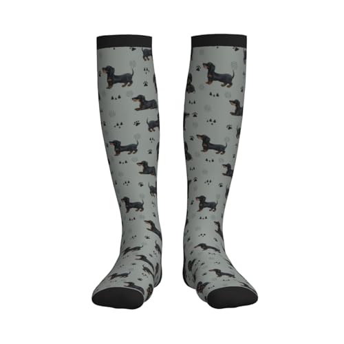 Dog Themed Compression Socks For Women & Men 15-20 Mmhg, Best For Running, Nursing, Hiking, Flight&Travel3