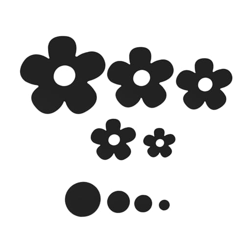 DECOMELODY 28個花形鏡面壁用ステッカー 高粘着デコレーション リビング 寝室 浴室 キッチン対応 視覚的空間拡大 モダン立体感