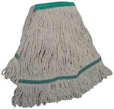 O'Cedar Commercial 97177 MaxiClean Loop-End Mop, Large, White (Pack of 12)