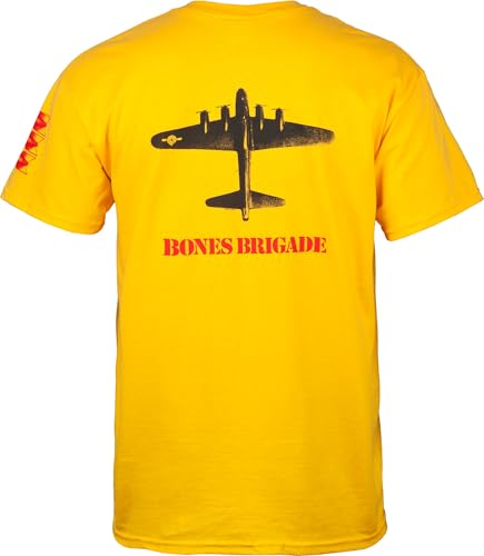 Powell-Peralta Brigade Bomber T-Shirt - Gold2