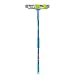 Produktbild Spontex 97051075 Teleskop Scheibenreiniger Glasreiniger Fenster Gummilippe + Schwamm, Blau, 25x89x5 cm
