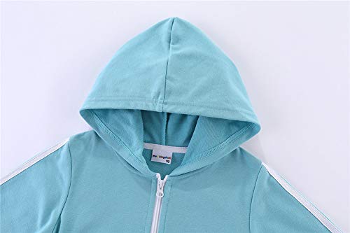 Image of Mud Kingdom Little Boys Hooded Jogger Set Long Sleeve Casual Outfits Outerwear