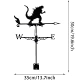 Zoom IMG-1 zxxhnnaihg banderuola segnavento in metallo Zoom IMG-1 zxxhnnaihg banderuola segnavento in metallo