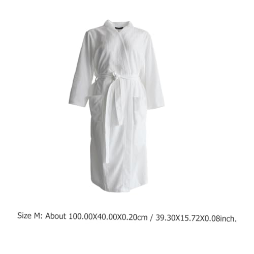 Peignoir séchage rapide en polyester blanc confortable et léger - 2