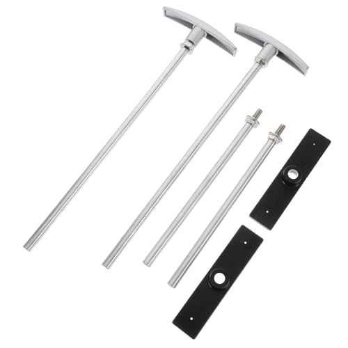 MAJORMENCH Kit de Tige D'extension pour Poignée de Vanne D'évacuation des Eaux Usées Camping-Car, Tiges de 6 et 9 Pouces, Installation Facile, pour Réservoir Noir RV