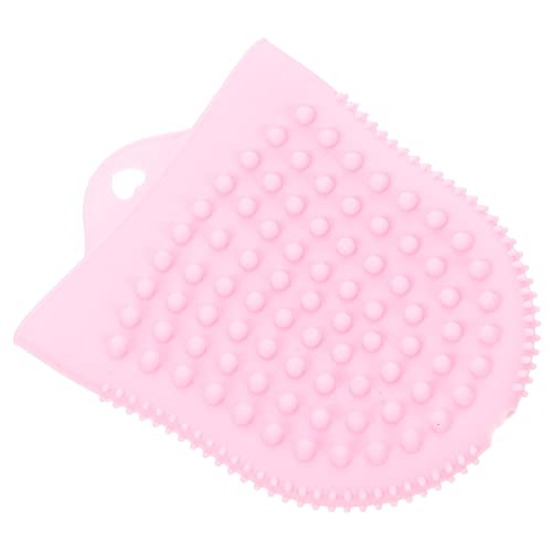 balacoo Facial Brush Handheld Exfoliating Skin Care Brush Face Scrubber Silicone Bristles