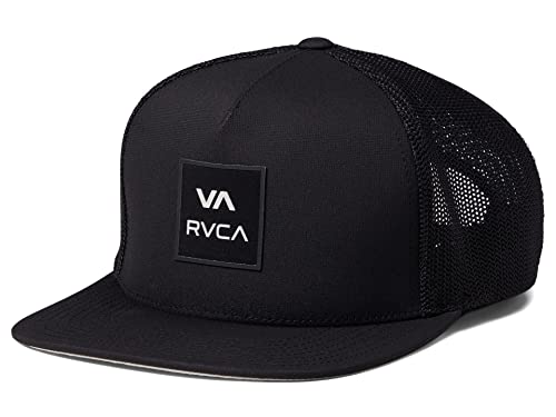 Image of RVCA Men's Trucker Hat, Adjustable Snapback Cap for Streetwear & Skating, Lightweight Breathable All-Day Comfort
