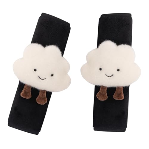 Eclovane 2 Pcs Car Seat Belt Cover Pads – Cute Cloud Design, Soft Shoulder Protection for Kids and Adults, Comfortable & Safe