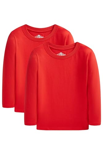 Image of Cadidi Dinos Boys Girls Long Sleeve Shirts Cotton Casual Crewneck Printed Kids T-Shirts