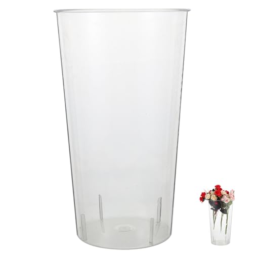 STOBAZA Transparente Acryl Vase: 30cm Groß Zylindervasen -...