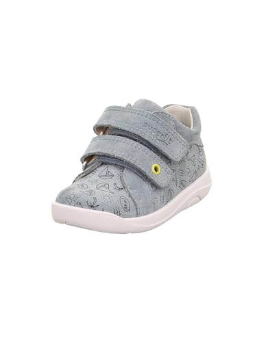 Pieds fins serrés ? Baskets étroites Superfit Lilo 7500 vert jaune pour enfant