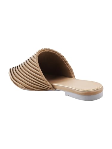 Image of SilverArrow Womens Dotiq Mules | Casul Shoes | Flat Mules Sandals Open Back | Suitable for Casual Outfit