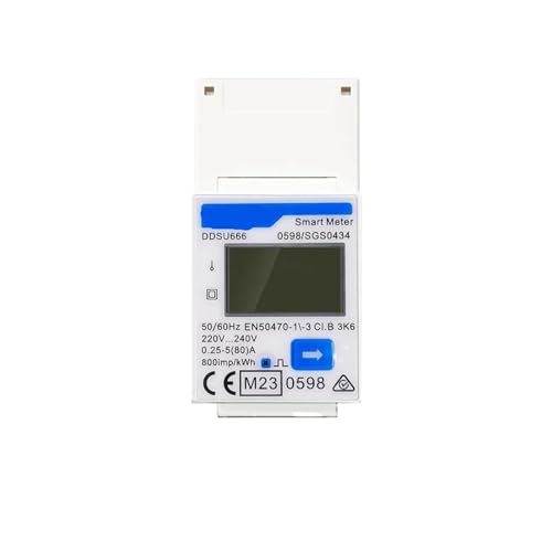 Medidor de energía eléctrica DDSU666 80A con MODBUS RS485 y multifunción V A W KWH