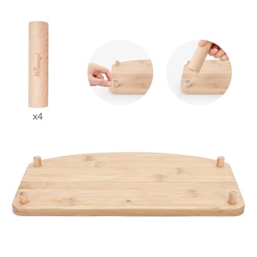 Niteangel Anti-Slide Hamster Wheel Platform - Fits For Niteangel Super-Silent Hamster Wheel | Acrylic Wheel | Wooden Wheel | Cloud Series Hamster Wheel (Medium) #TOP5