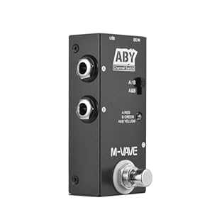 The ABY Line Selector is applicable for the instrument, amplifier, speaker(be sure to use speaker cable) and pedalboard. The design of mode-choosing switch, which enable A, B channels transfer from respectively to simultaneously. In both the two mode...