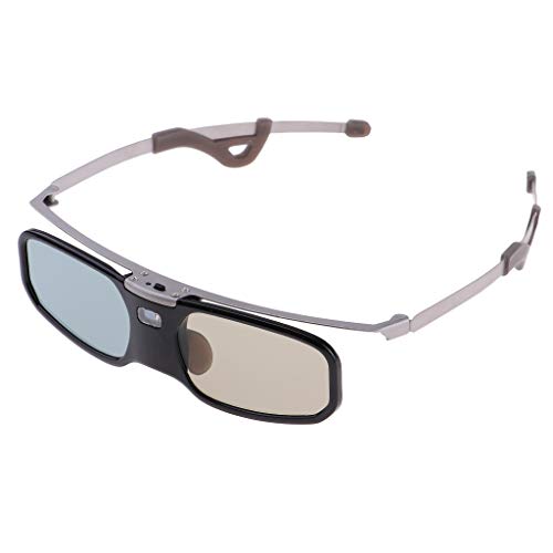 Baoblaze Gafas Activas 3D DLP-Link de 96-144Hz Accesorios de Imagen Sonido Electrnica - Negro