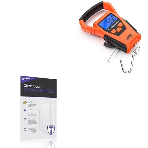 BoxWave Screen Protector Compatible with Dr.Meter Waterproof Fishing Scale IPX7 - ClearTouch ImpactShield (2-Pack), Impenetrable Screen Protector Flexible Film