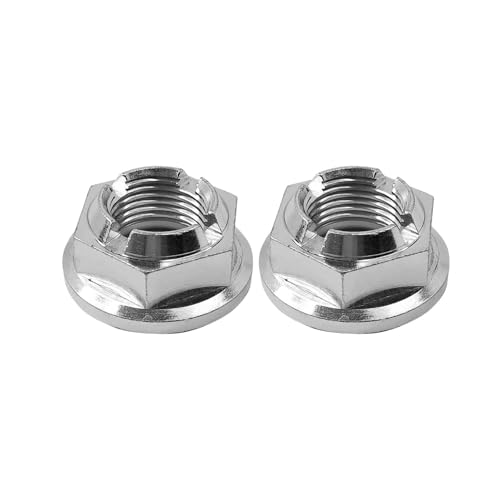 Mysttoo 2PCS M24x2.0 Axle Nut Shaft Spindle Nuts Compatible with Land Rover Discovery LR2 LR3 Defender Range Rover Buick Chevrolet Cadillac Pontiac Explorer Commander More