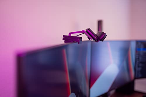 Calibra Suporte para webcam – Suporte de webcam para parte superior do monitor e tela do laptop com