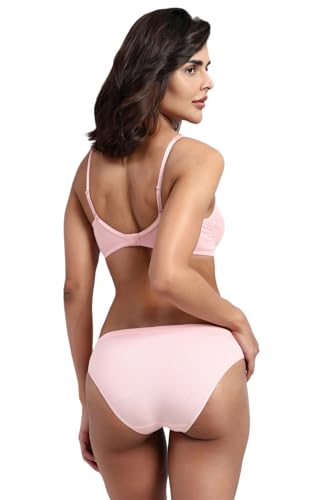 Image of Van Heusen Women's Everyday Cotton Bra|Medium Coverage|Non Padded|Non Wired|Seamless Moulded Cups|Anti Bacterial Tech| Keeps you Fresh|Sweat Absorbent|No Slip Soft Straps|Detachable Straps|Style 11001