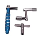 Llaves de tambor de tipo pesado, herramienta de pedal de bajo profesional para instrumentos de percusión, mantenimiento, durabilidad, llaves de ajuste