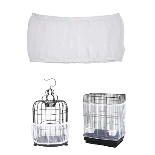 Vogelkäfig Abdeckung,Vogelkäfig Netz,Vogelkäfig Zubehör,Vogelkäfig Samenfänger,Schutznetz Für Vogelkäfig,Käfigabdeckung Belüftet,Abdeckungen Für Vogelkäfige Für Käfige Mit Einem Umfang Von 140-220cm