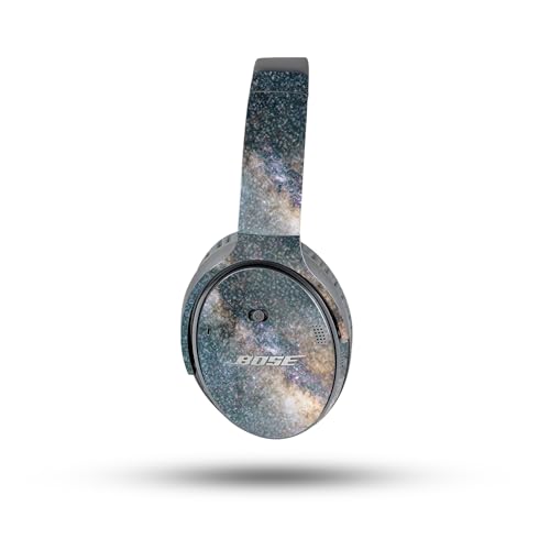 Image of MightySkins Glossy Glitter Skin Compatible with Bose QuietComfort 35 II Headphones - Galactic Landscape | Protective, Durable High-Gloss Glitter Finish | Easy to Apply