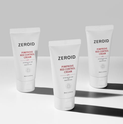 ZEROID Pimprove Red Control Cream Korean Dermocosmetic pH balancing care for sensitive skin (80mL), 80 g (Pack of 1) - Image 4