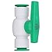 Tube Valve, 10Pcs Valve, PPR Straight Quick Connect Fitting Connector Set, Plug and Play, for Cold Water Pressure, Industrial Valves (20mm)