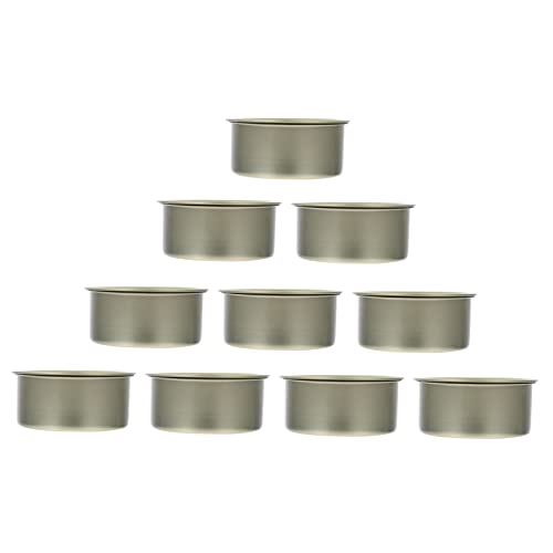 Alipis 10Piezas Bote de Almacenamiento de Comida para Mascotas de Recipientes Herméticos de Hojalata con Duradero para Secos y Snacks