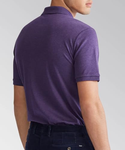 Image of POLO RALPH LAUREN Men's New Classic Fit Polo Shirt (US, Alpha, XX-Large, Regular, Regular, deep Purple Heather)