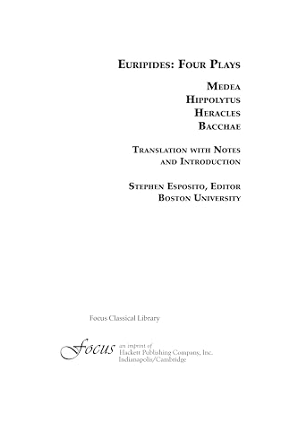Euripides: Medea, Hippolytus, Heracles, Bacchae - Image 4