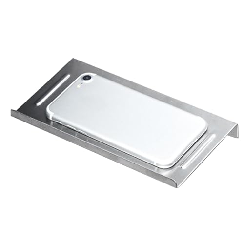 Estante de teléfono para pared de baño, soporte de papel de baño para teléfonos, dispensador de papel antideslizante, estante de pared adhesivo, soporte de papel higiénico para viajes, campamento,